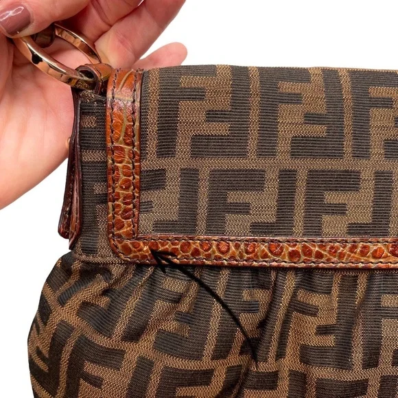 Fendi Zucca Small Chef Shoulder Bag - Picture 12 of 17